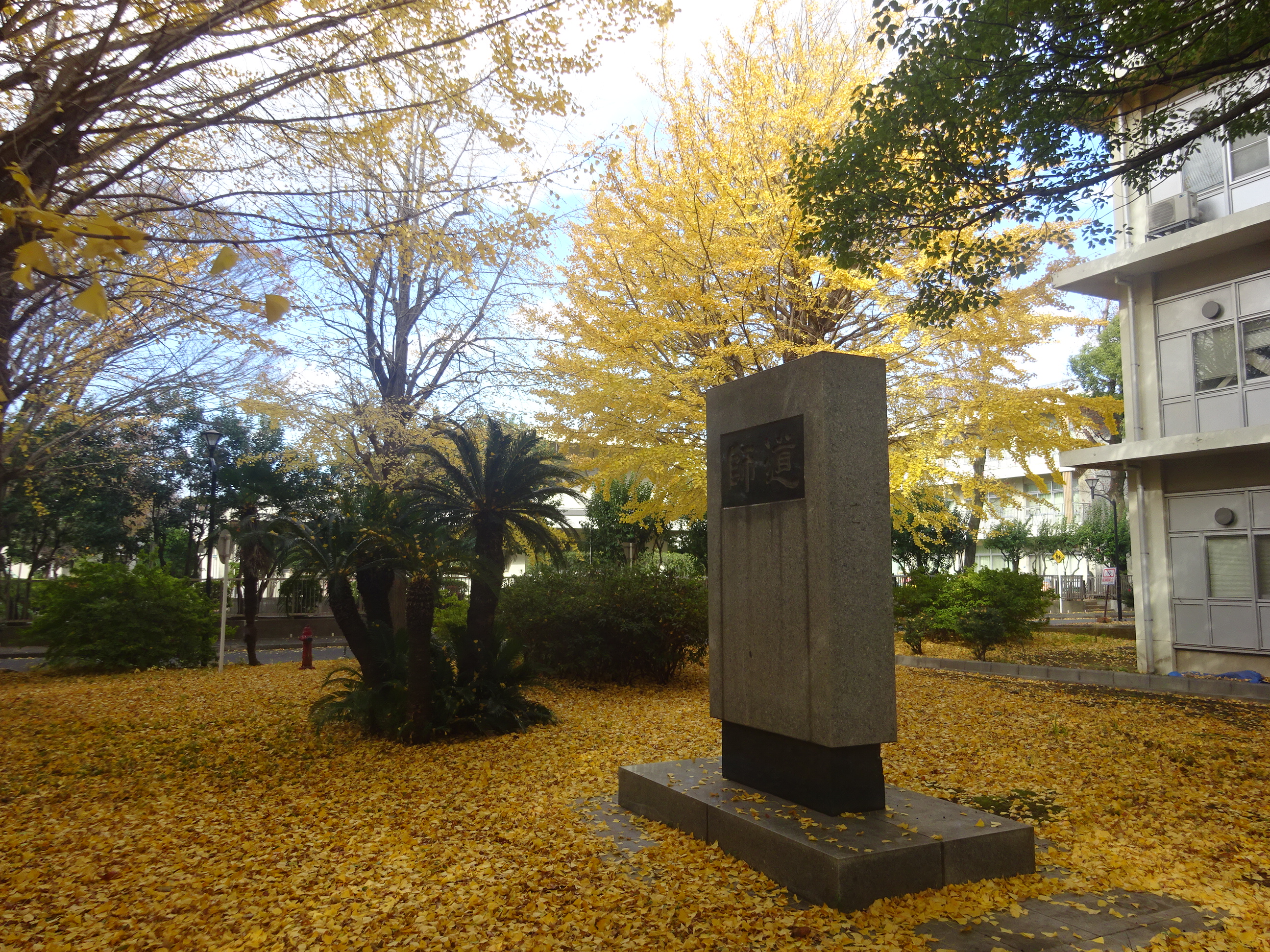 師道と親子像